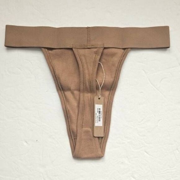 SKIMS COTTON RIBBED PANTY NWT - Picture 5 of 11